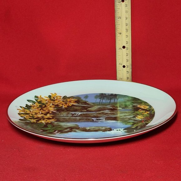 VTG Decorative Plate Royal Windsor Wild Honeysuckle Wildflowers of the South - Picture 11 of 11